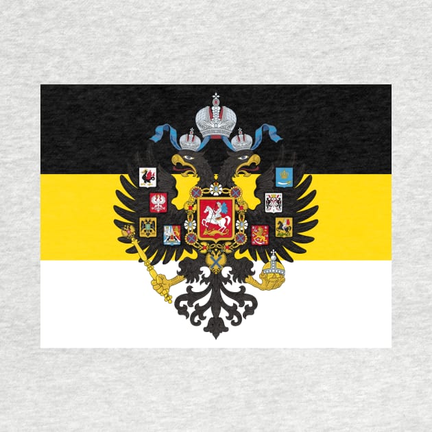 Russian empire coat of arms flag by AidanMDesigns